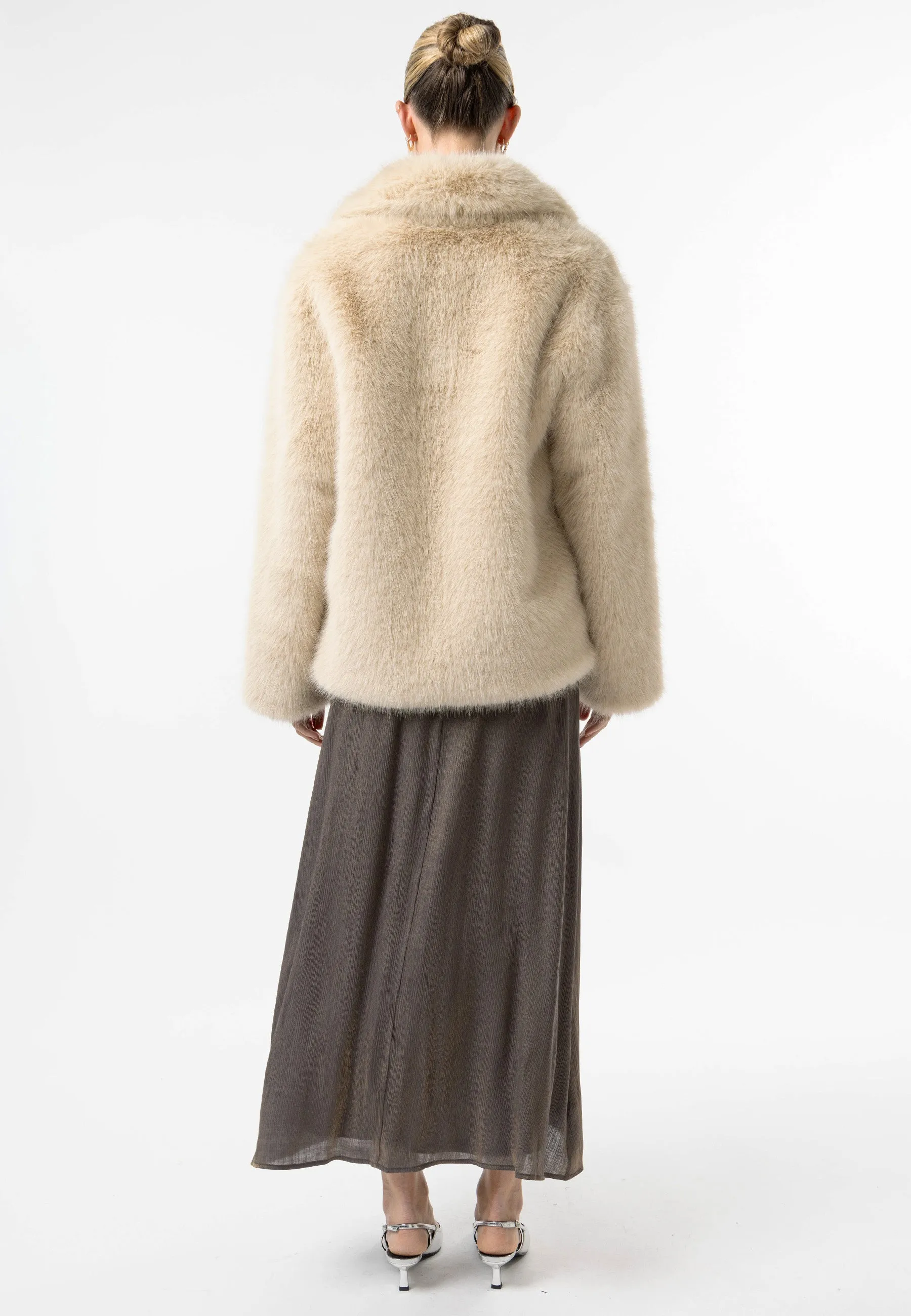 (3p. Pack) Faux Fur Coat