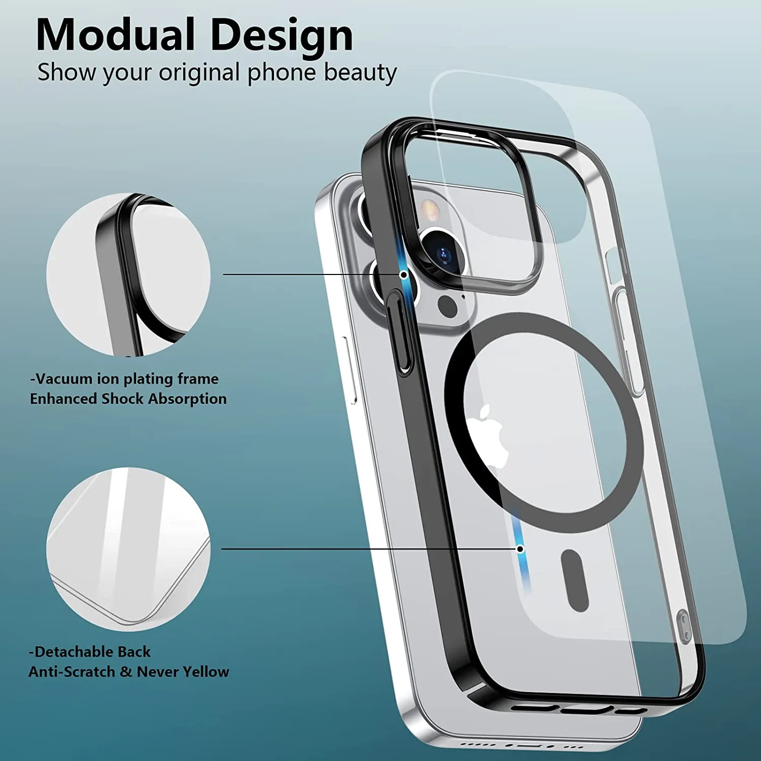 iPhone 14 Pro Max Case Shockproof Wireless Case