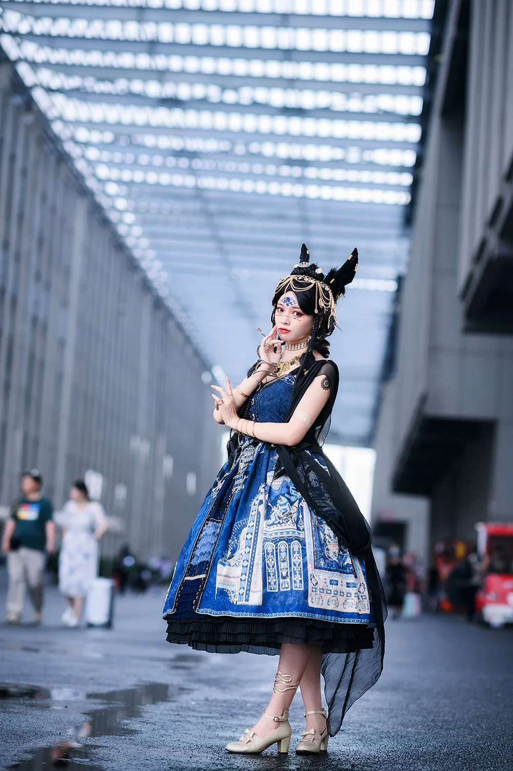 Miss Point~Dusk Best~Egyptian Lolita Dress Set Gorgeous JSK
