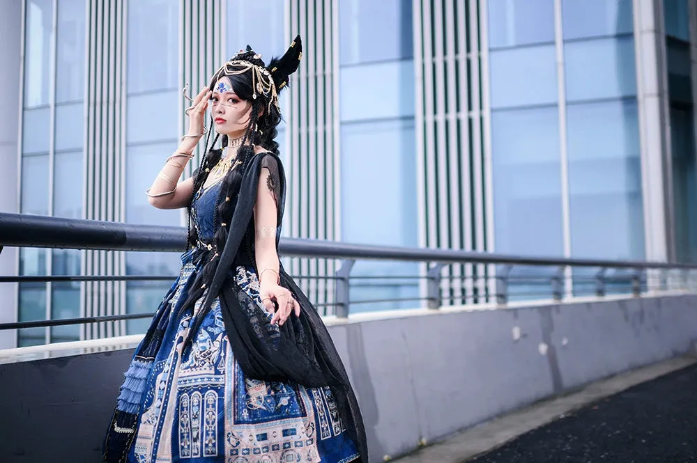 Miss Point~Dusk Best~Egyptian Lolita Dress Set Gorgeous JSK