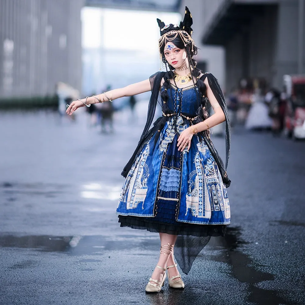Miss Point~Dusk Best~Egyptian Lolita Dress Set Gorgeous JSK