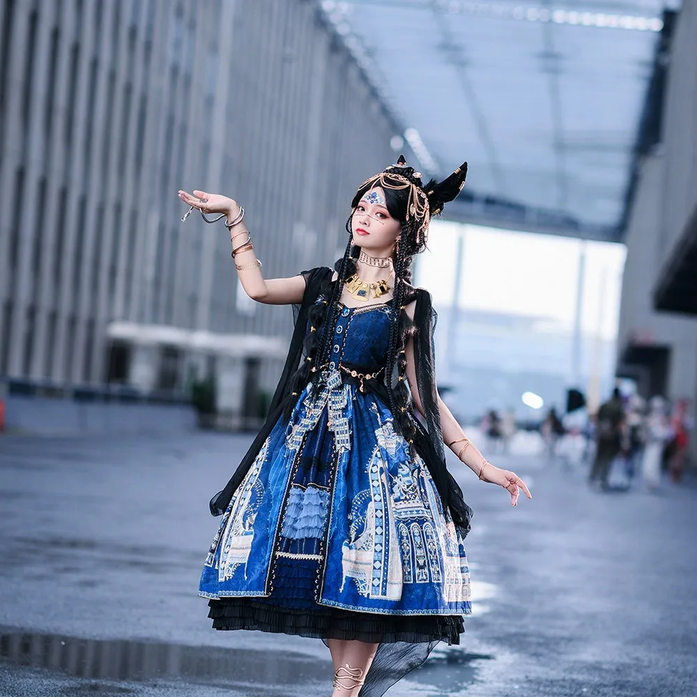 Miss Point~Dusk Best~Egyptian Lolita Dress Set Gorgeous JSK