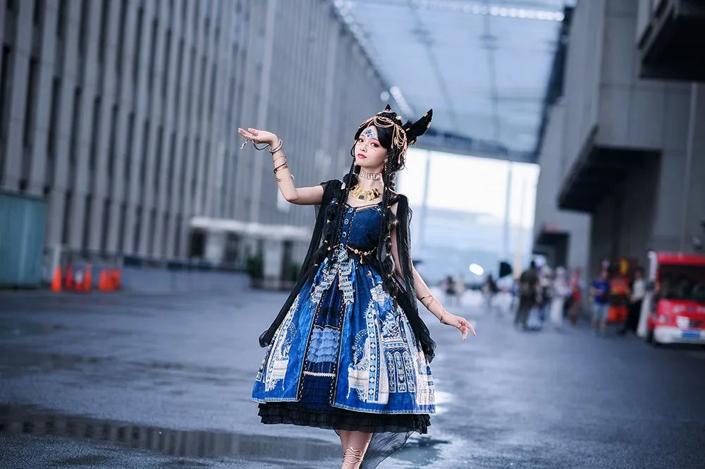 Miss Point~Dusk Best~Egyptian Lolita Dress Set Gorgeous JSK