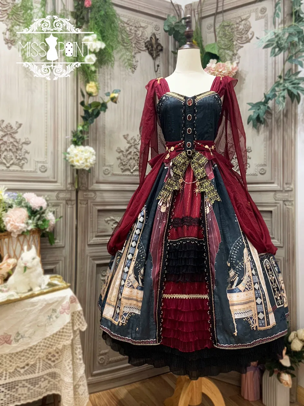 Miss Point~Dusk Best~Egyptian Lolita Dress Set Gorgeous JSK