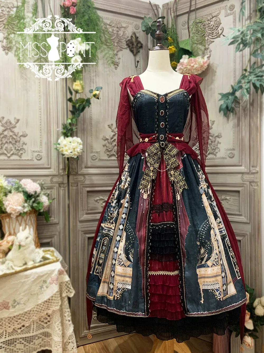 Miss Point~Dusk Best~Egyptian Lolita Dress Set Gorgeous JSK
