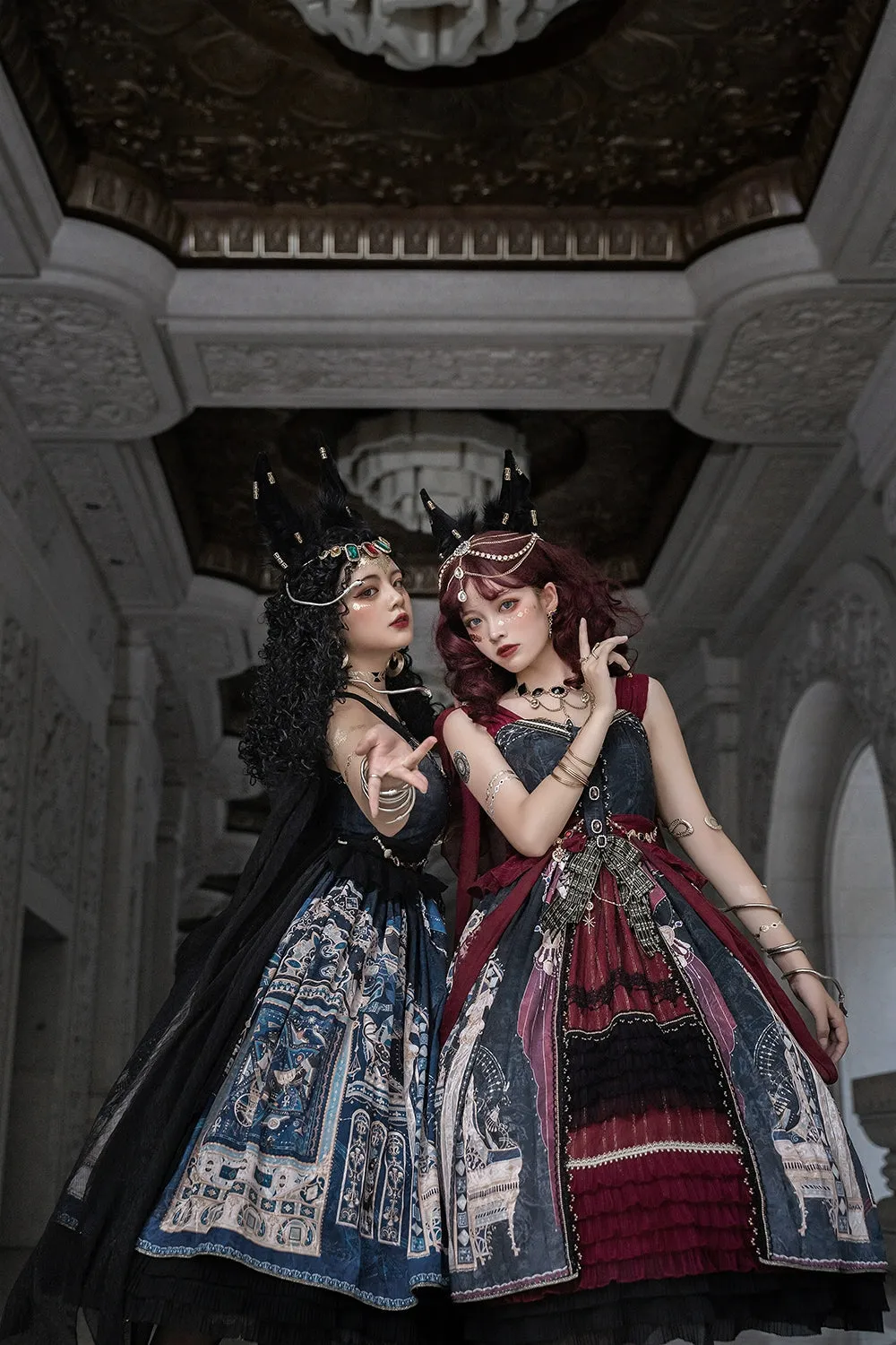 Miss Point~Dusk Best~Egyptian Lolita Dress Set Gorgeous JSK