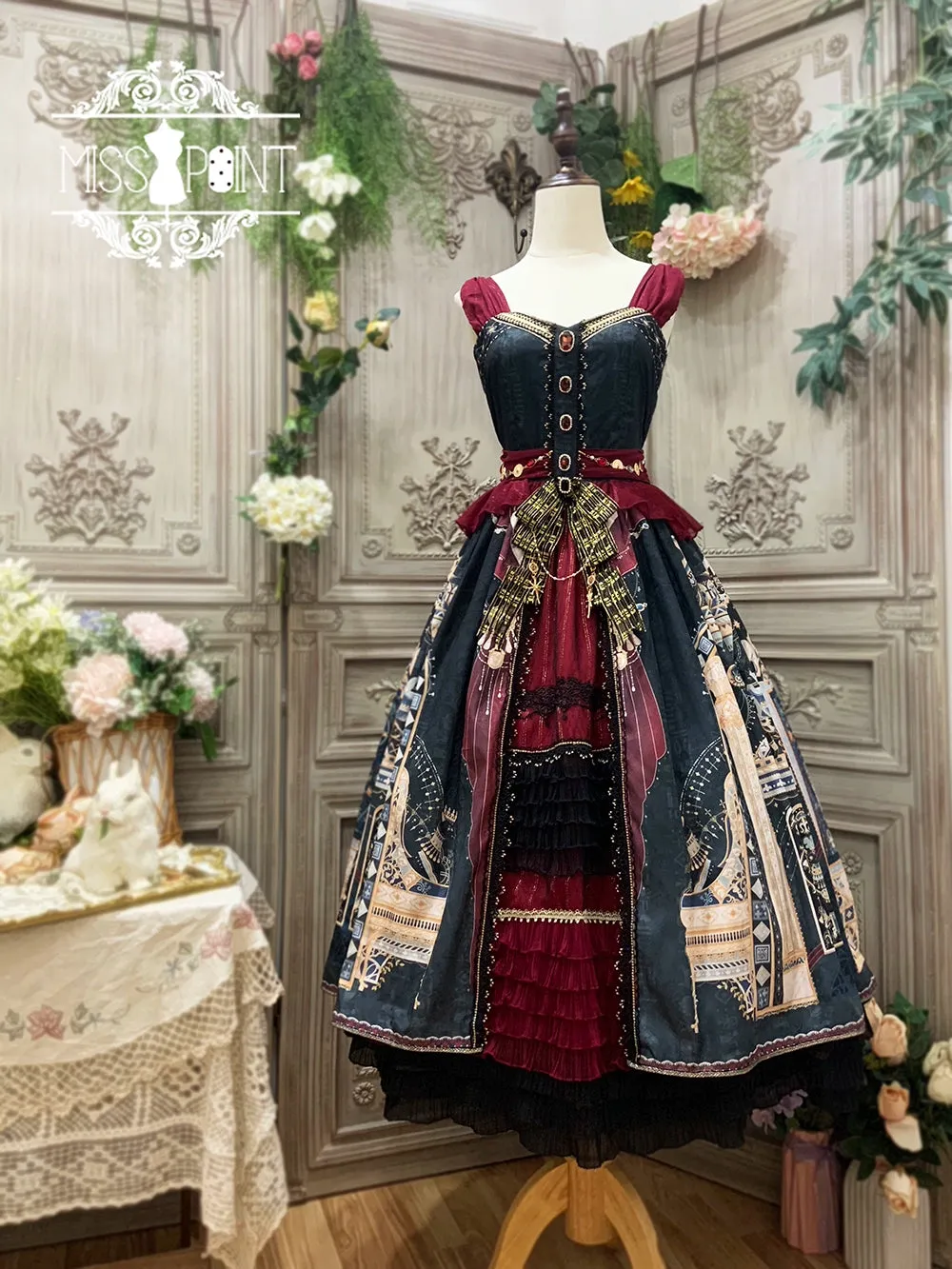 Miss Point~Dusk Best~Egyptian Lolita Dress Set Gorgeous JSK