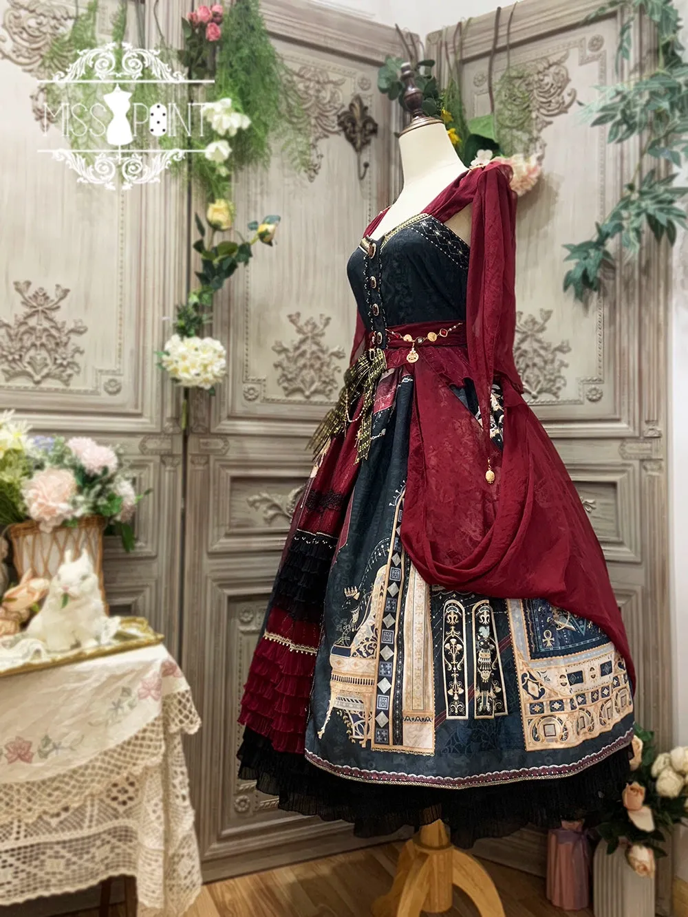 Miss Point~Dusk Best~Egyptian Lolita Dress Set Gorgeous JSK