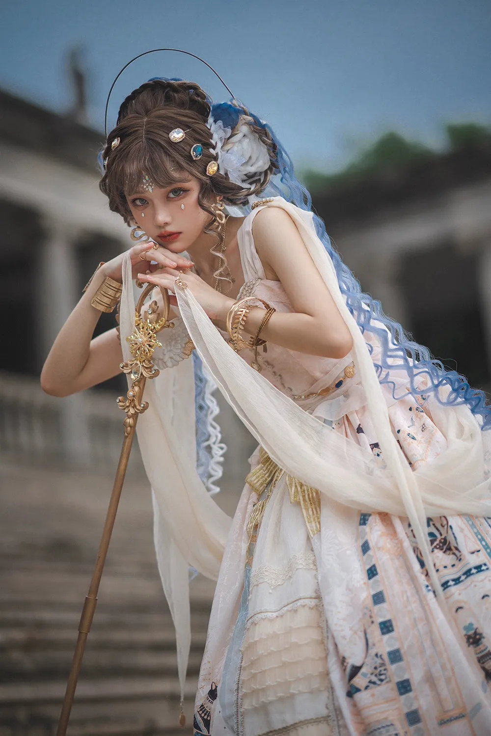 Miss Point~Dusk Best~Egyptian Lolita Dress Set Gorgeous JSK