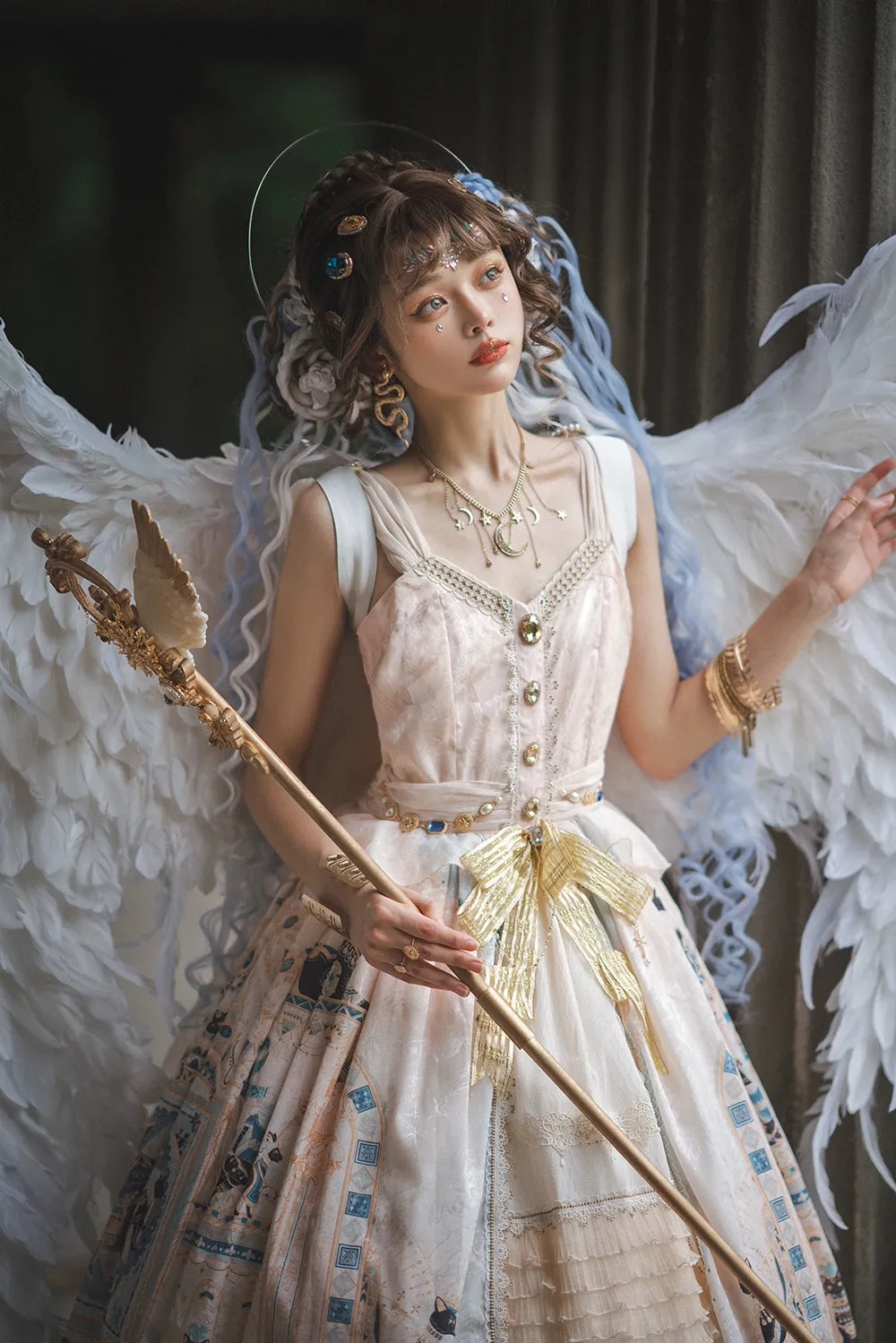 Miss Point~Dusk Best~Egyptian Lolita Dress Set Gorgeous JSK