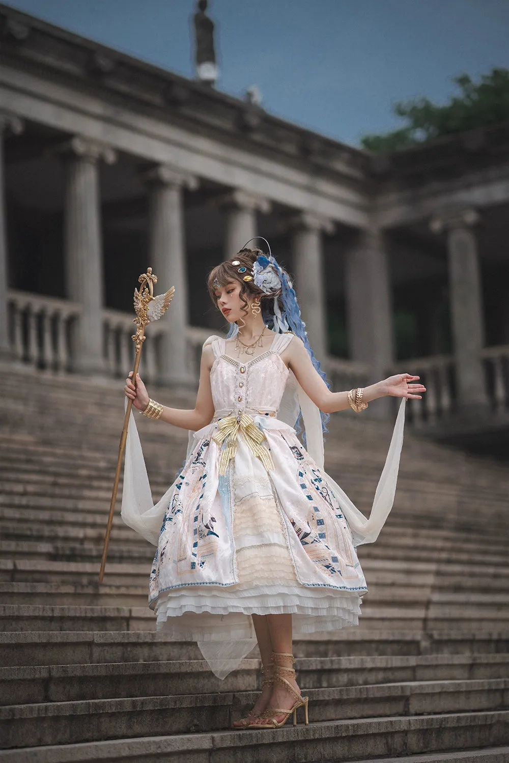 Miss Point~Dusk Best~Egyptian Lolita Dress Set Gorgeous JSK